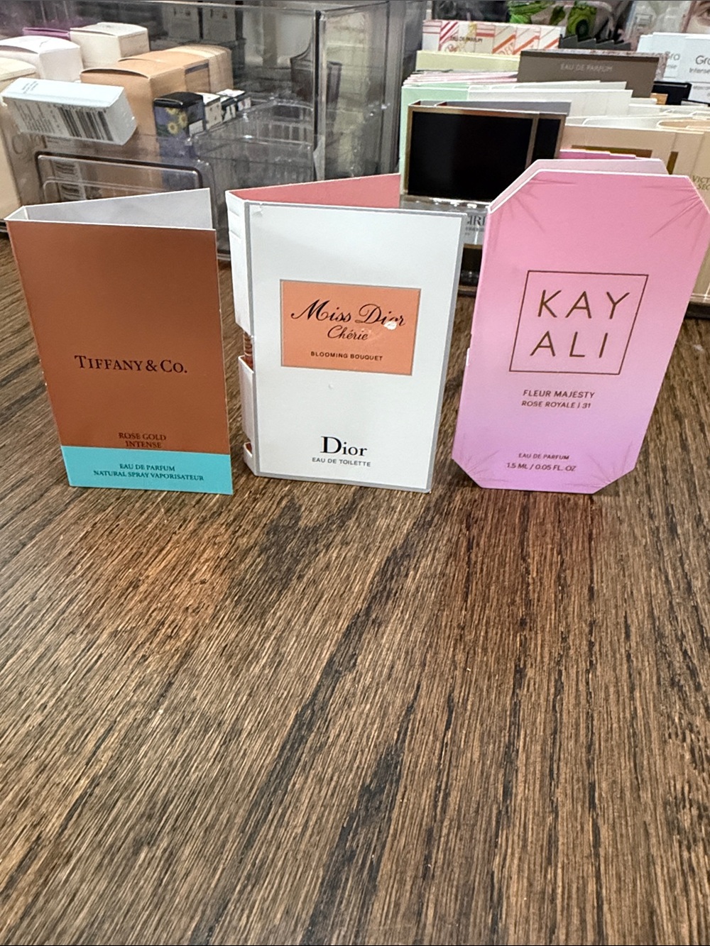 Set of 3 designer samples